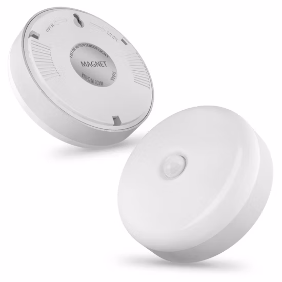 3AA Battery Smart LED Motion Sensor Night Light with Hook