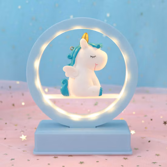 Unicorn Pink Creative Dreamy Kids Cute Birthday Decor Battery LED Night Lights